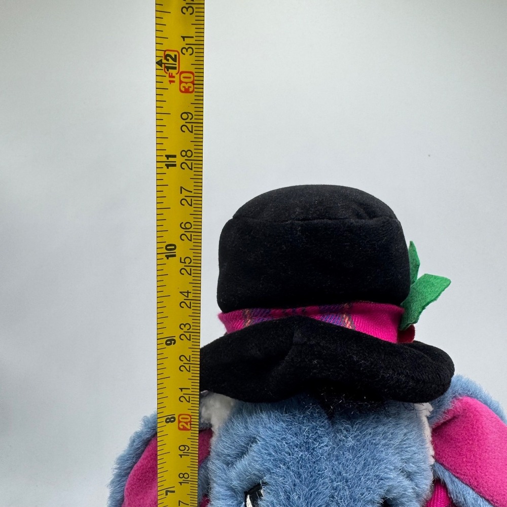 Disney Eeyore Snowman Plush 11" Winnie The Pooh & Friends Christmas Winter - Picture 9 of 10